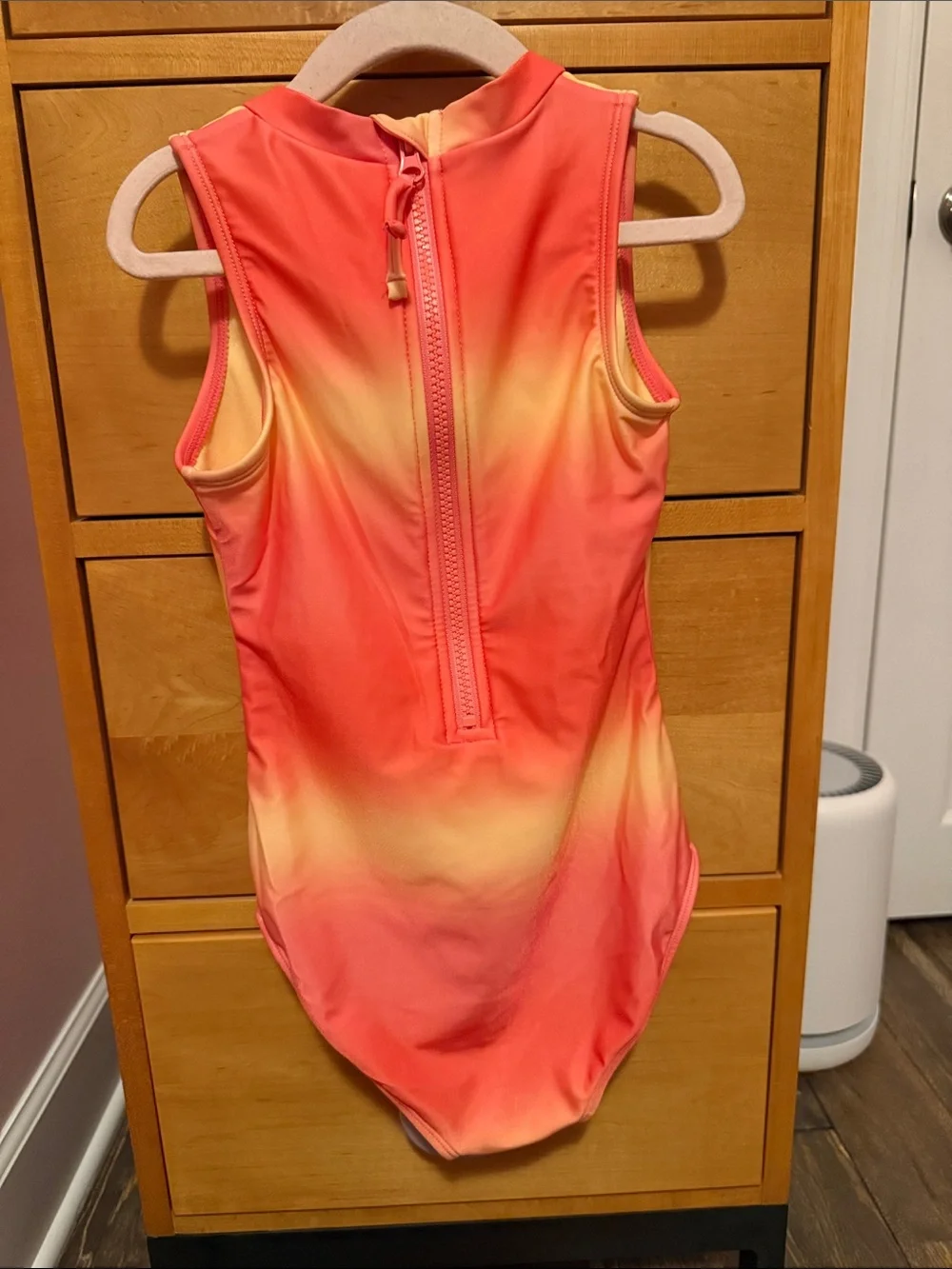 3 for $15 - Kids Gradient Tank One-Piece Swimsuit - Orange and Yellow